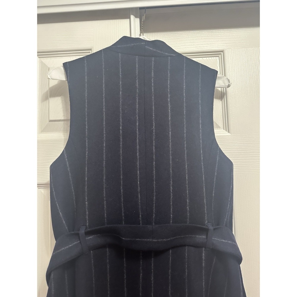 Mm Lafleur Namesake Vest Blue And White Stripped Women's Small - Picture 13 of 16